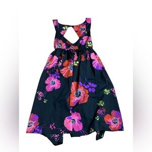 Roxy Juniors Floral Cutout Back Sundress - Medium (11/12) | Boho Tropical